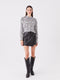 Women's Tight Fit Leather Look Straight Shorts Skirt